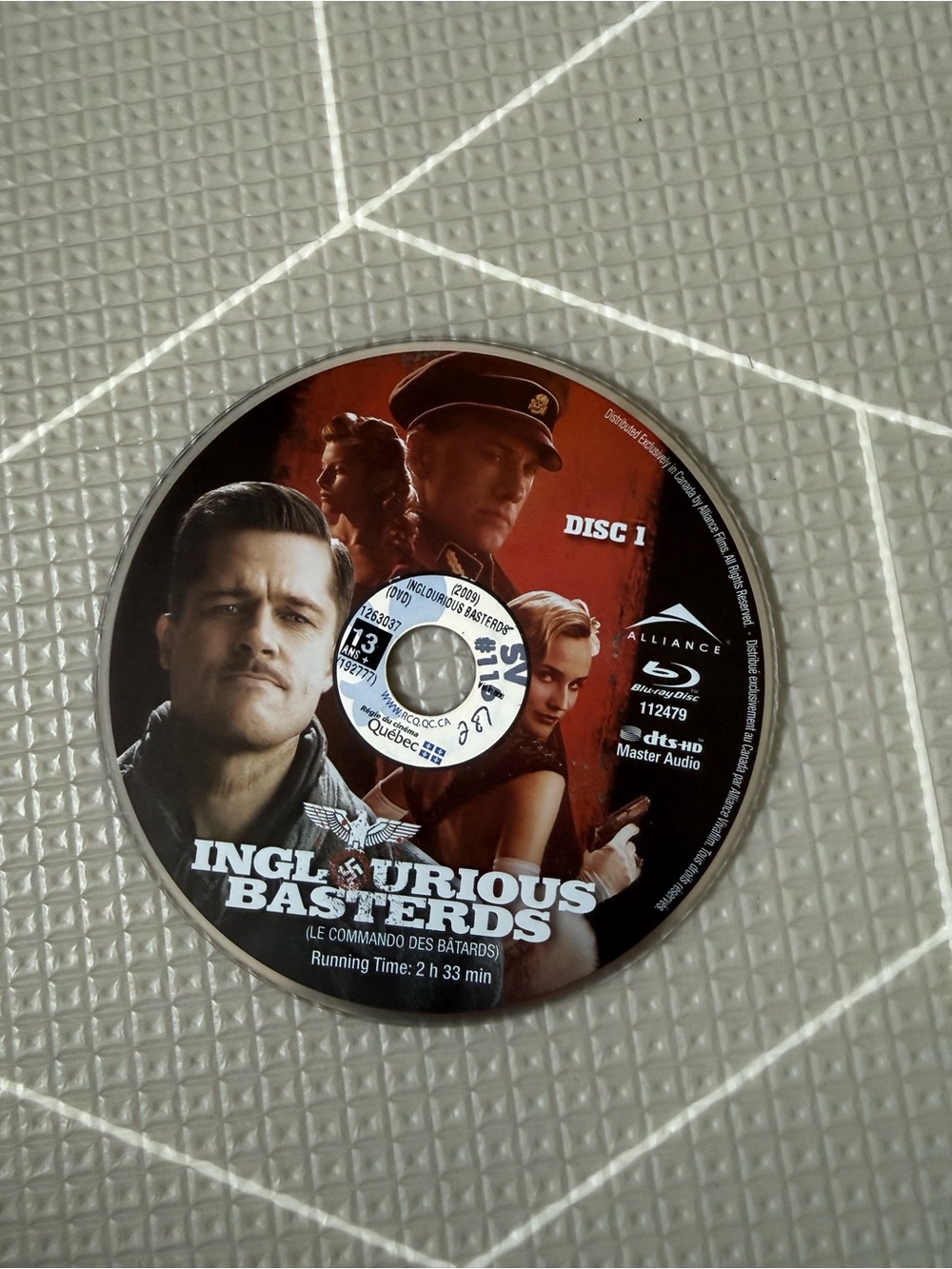 Inglourious Basterds Blu-ray Disc Only